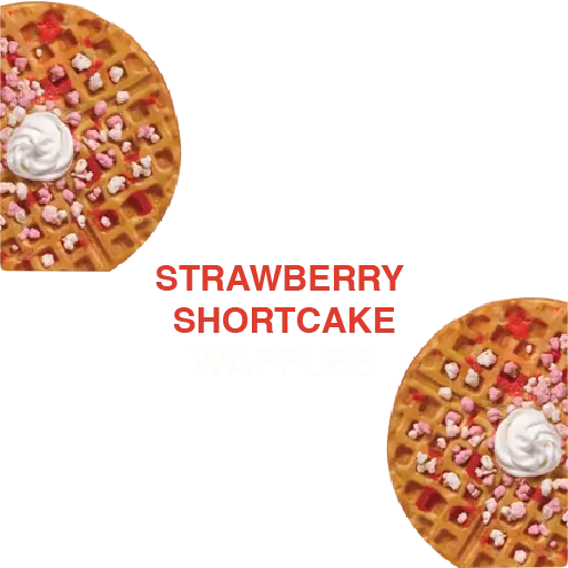 WHAT's NEW 1 Strawberry Shortcake Waffle