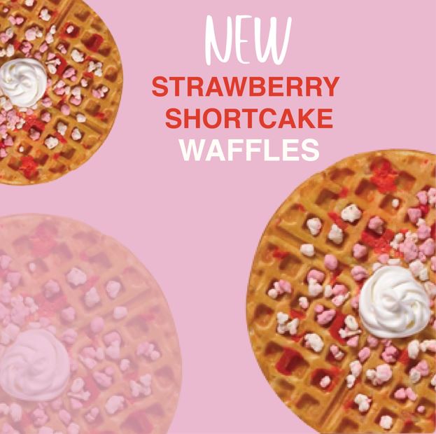 WHAT's NEW 9 Strawberry Shortcake Waffle