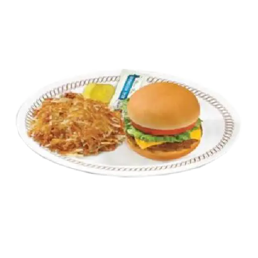 Waffle House Menu & Price 2025: Delicious choices await you! 52 ANGUS 1/4-LB HAMBURGER DELUXE with HASHBROWNS