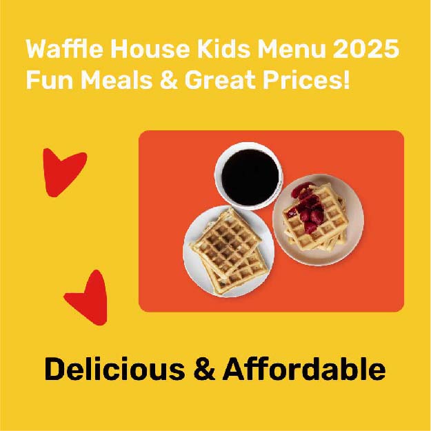 Waffle House Kids Menu